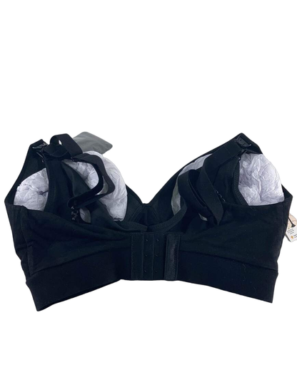  Kindred Bravely Minimalist Hands-Free Pumping And Nursing Plunge Bra, Small, Busty, Black