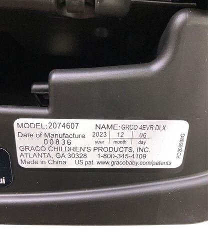  Graco 4Ever DLX 4-in-1 Car Seat, Fairmont, 2023