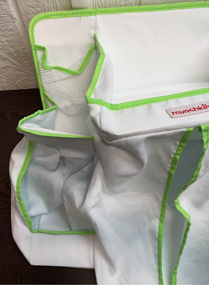  Munchkin Hanging Diaper Caddy, White And Green