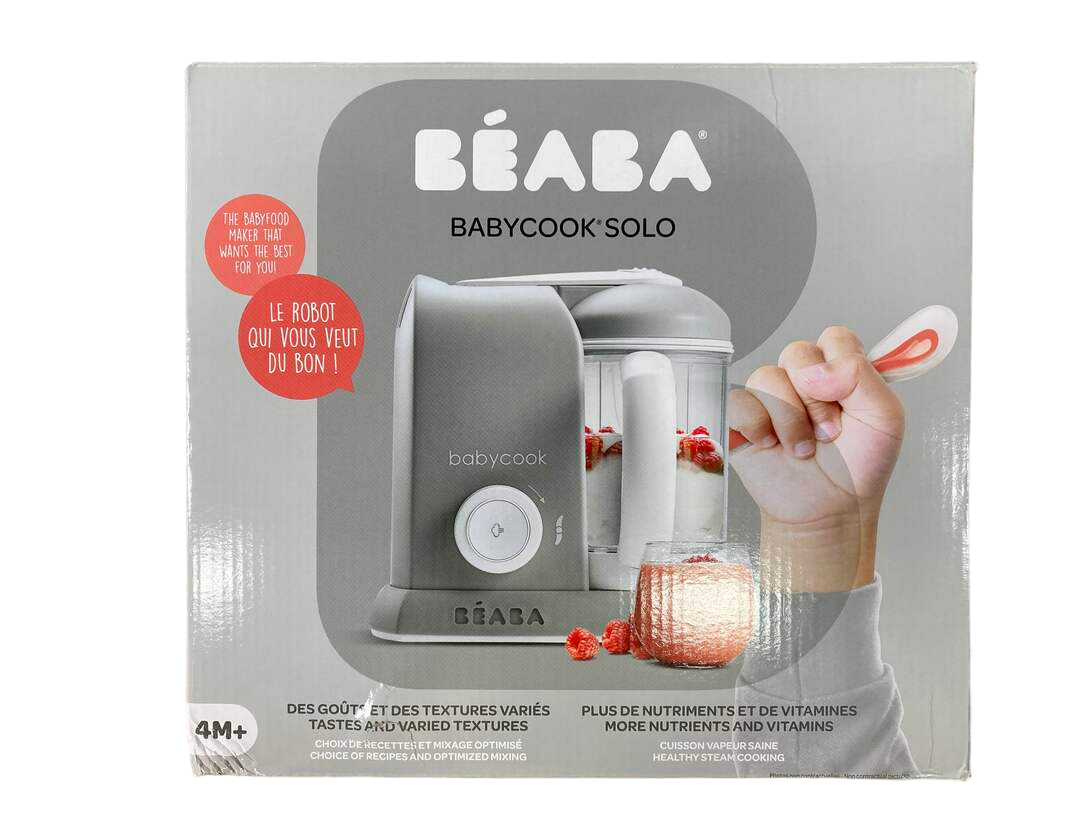  Beaba Babycook Solo 4-in-1 Baby Food Maker, Grey