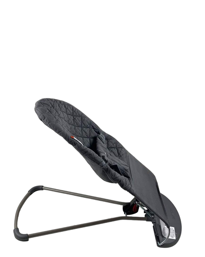  BabyBjorn Bouncer Bliss, Dark Gray Frame, Anthracite Cotton Classic Quilt