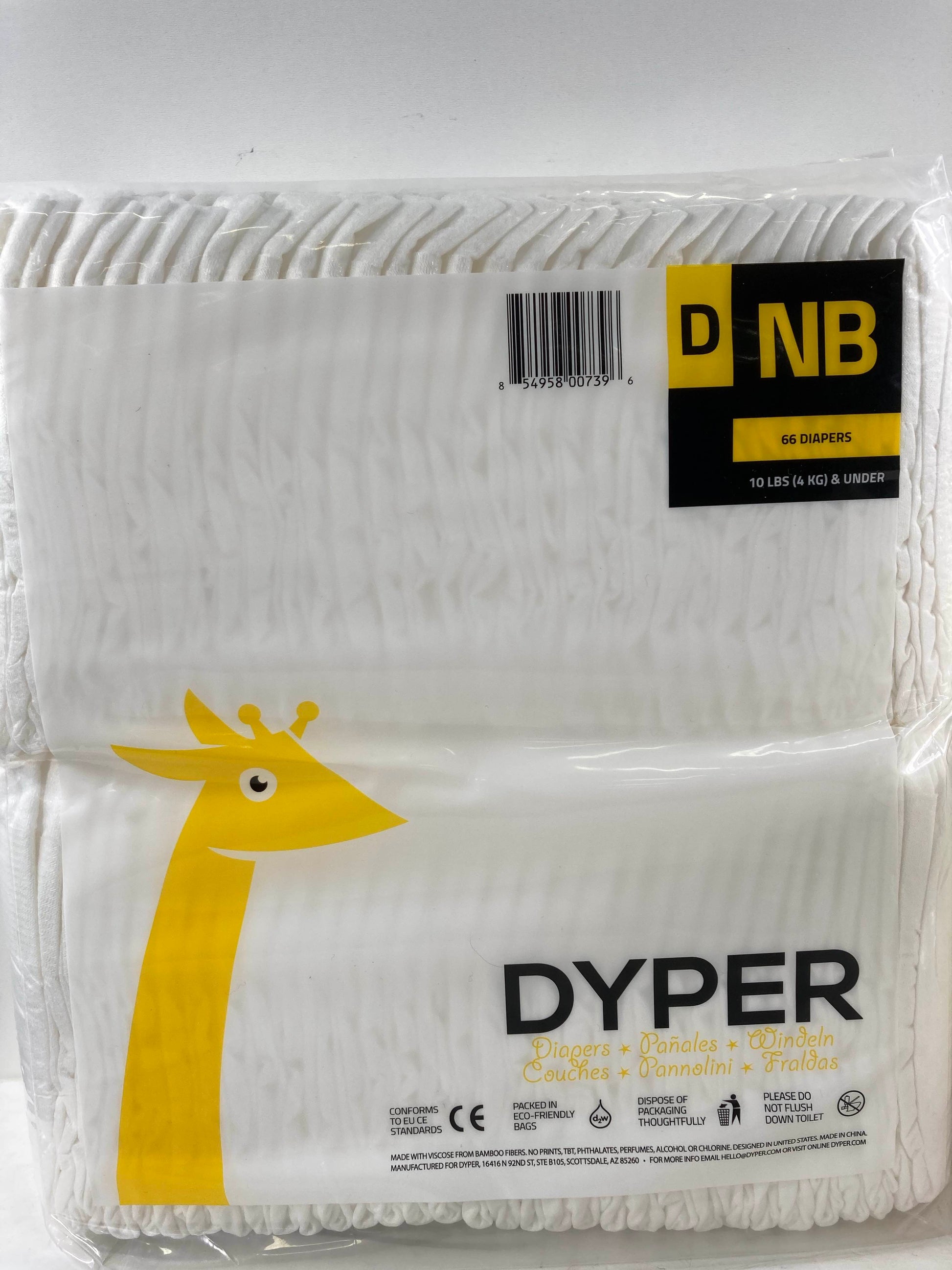  DYPER Bamboo Diaper, Newborn