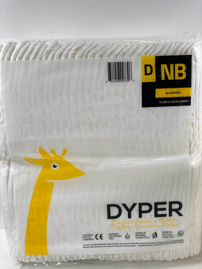  DYPER Bamboo Diaper, Newborn