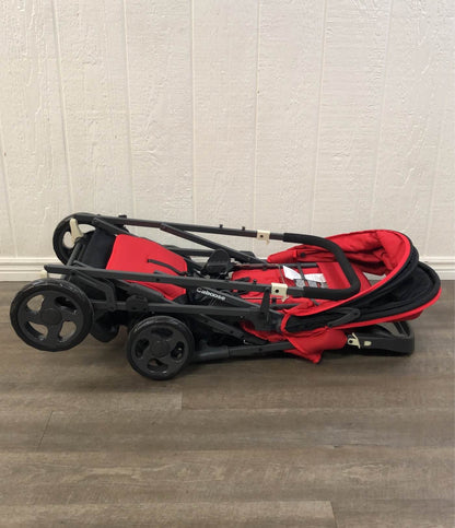  Joovy Caboose Graphite Stand-On Tandem Stroller, Red 2021