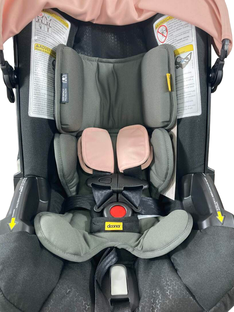  Doona Infant Car Seat & Stroller Combo, 2023, Blush Pink