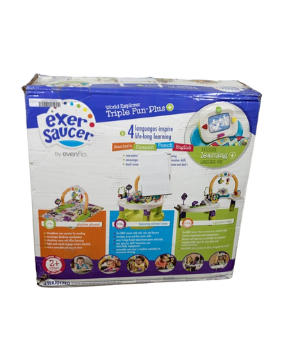  Evenflo ExerSaucer Triple Fun Active Learning Center
