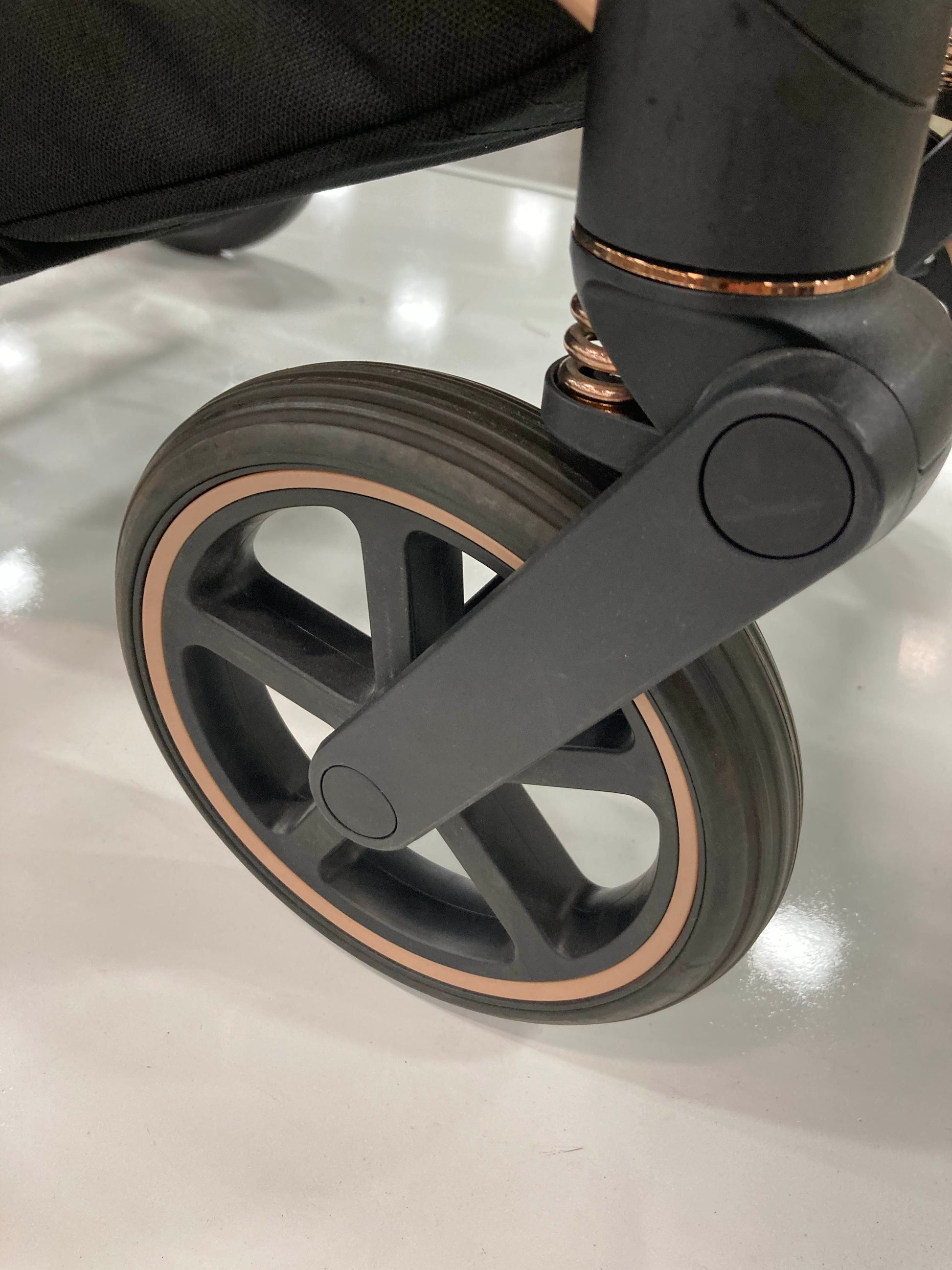  Cybex PRIAM Stroller, 2018, Rosegold, Deep Black