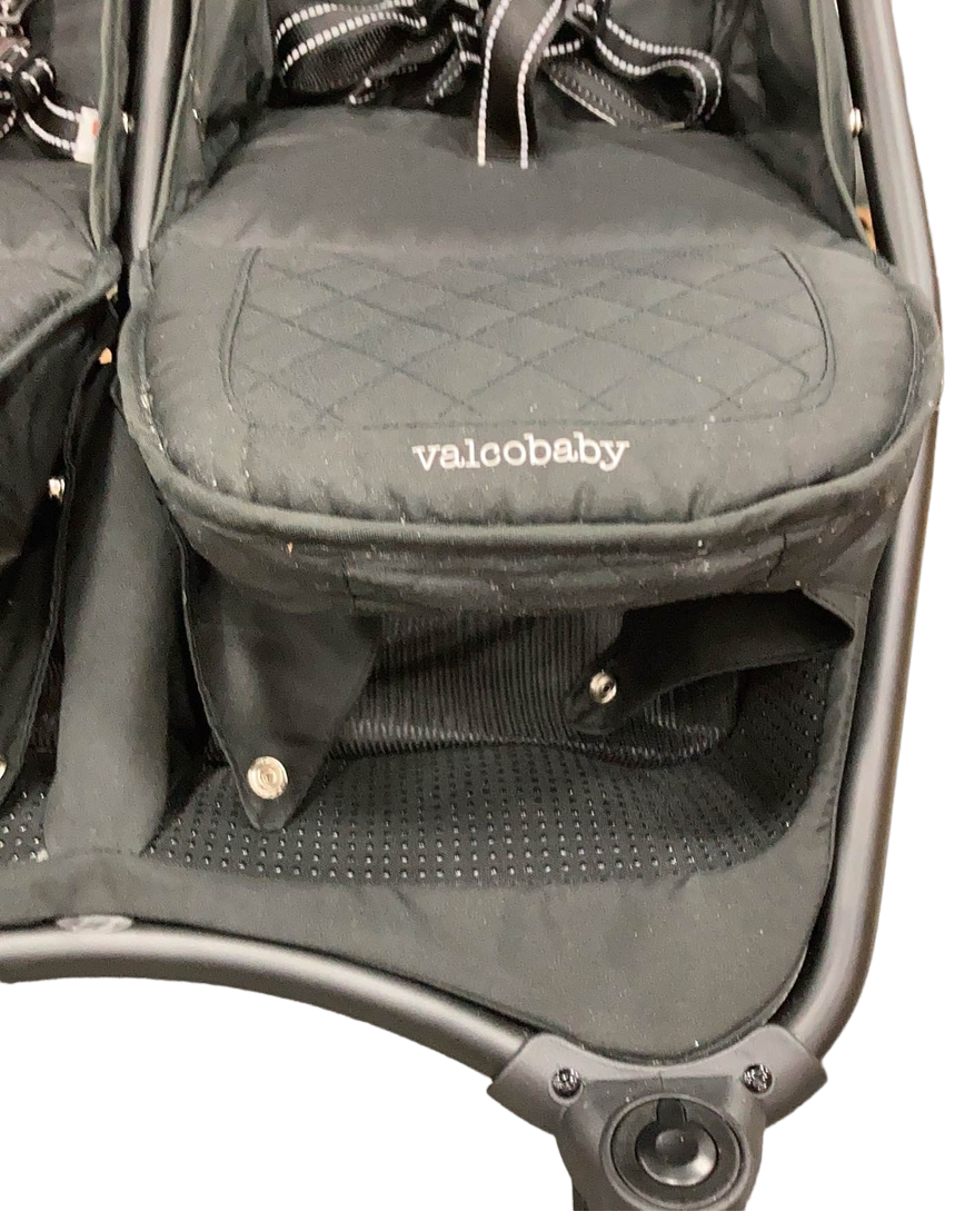  Valco Baby Slim Twin Stroller, Licorice Black, 2022