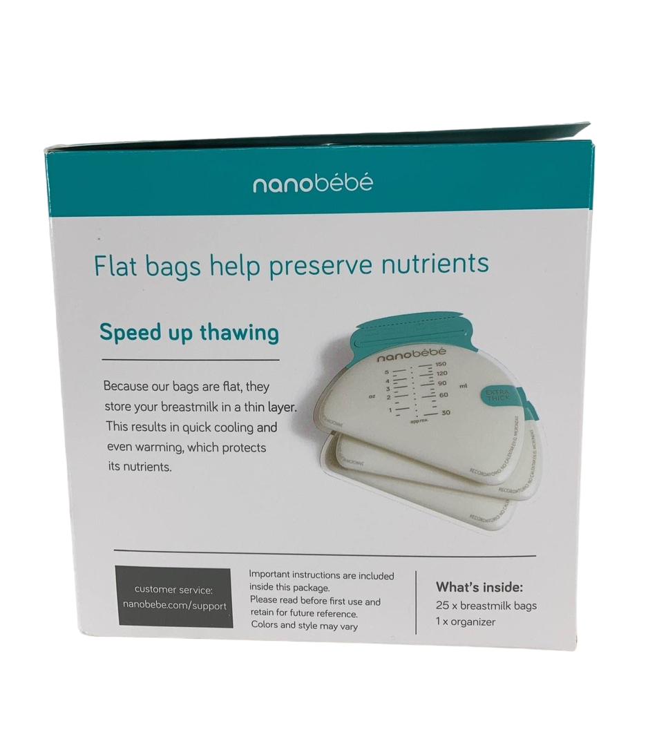  Nanobébé Breastmilk Storage Bags & Organizer