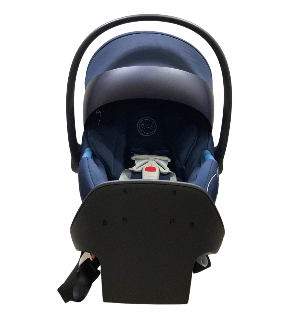  Cybex Aton G Swivel Infant Car Seat And Base, Ocean Blue