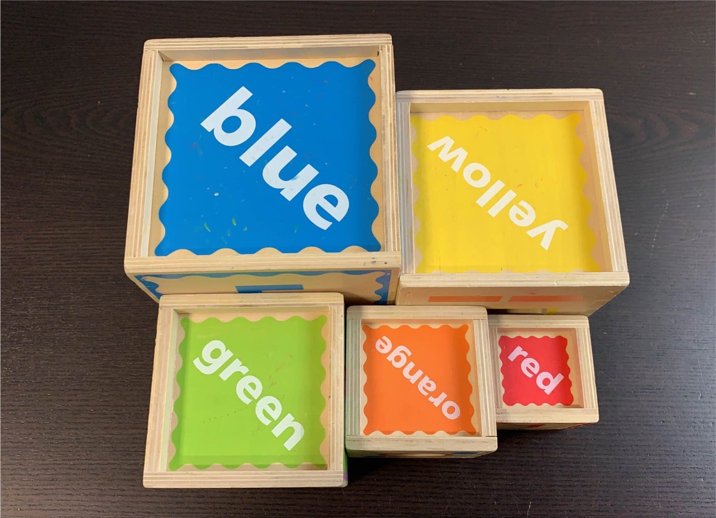 Hape Pyramid Of Play Wooden Nesting Blocks