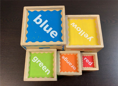  Hape Pyramid Of Play Wooden Nesting Blocks