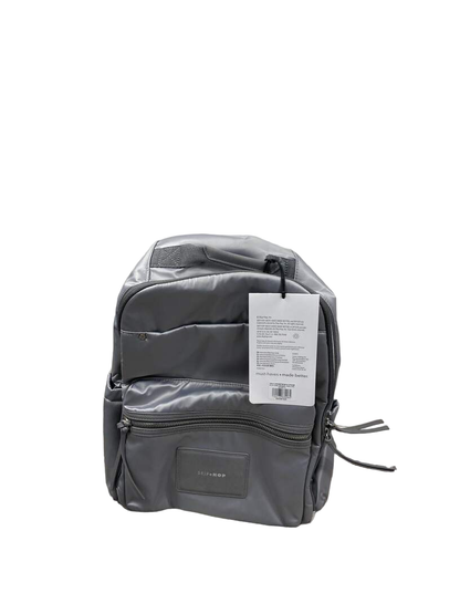  Skip Hop Skyler Backpack Diaper Bag, Shiny Grey