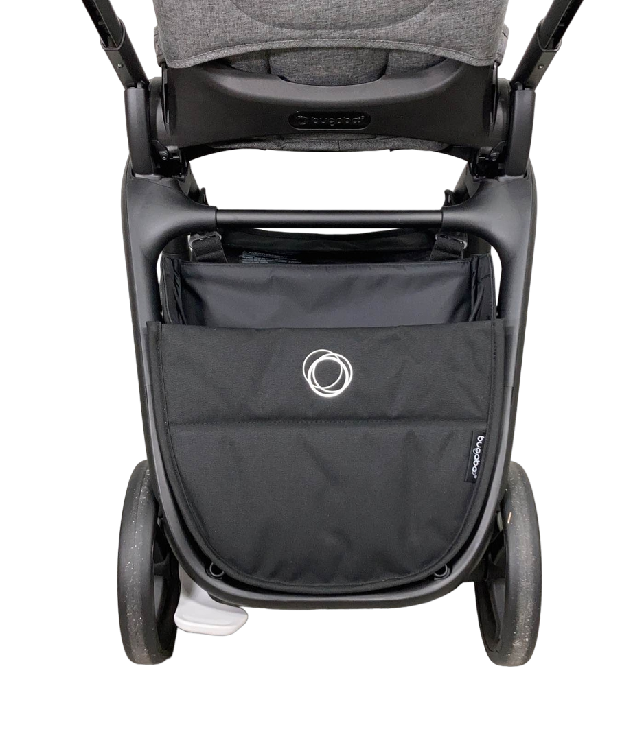  Bugaboo Dragonfly Stroller, Graphite, Grey Melange, Grey Melange, 2023