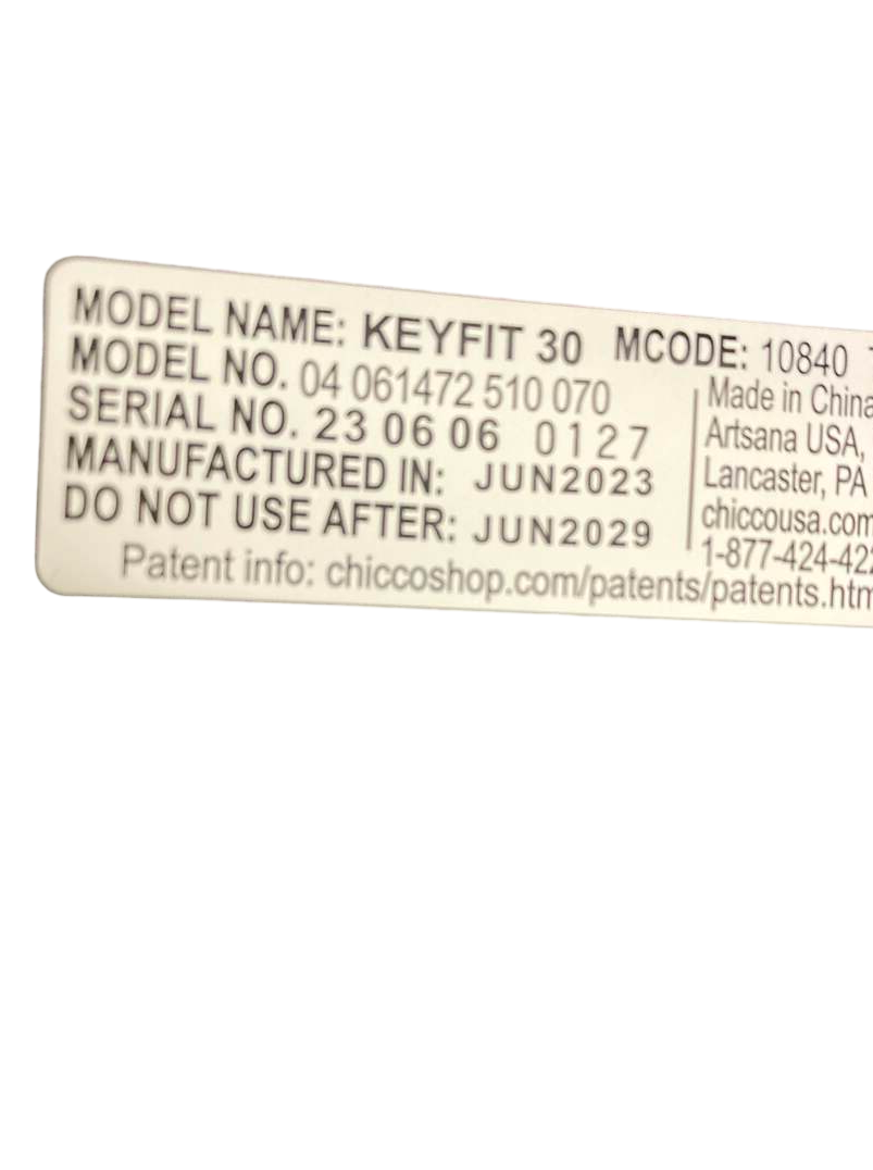  Chicco KeyFit 30 Infant Car Seat, 2023, Nottingham
