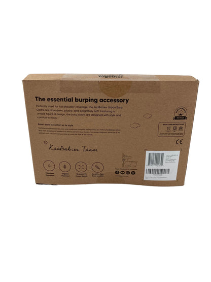  KeaBabies Urban Burp Cloths, Greyscape