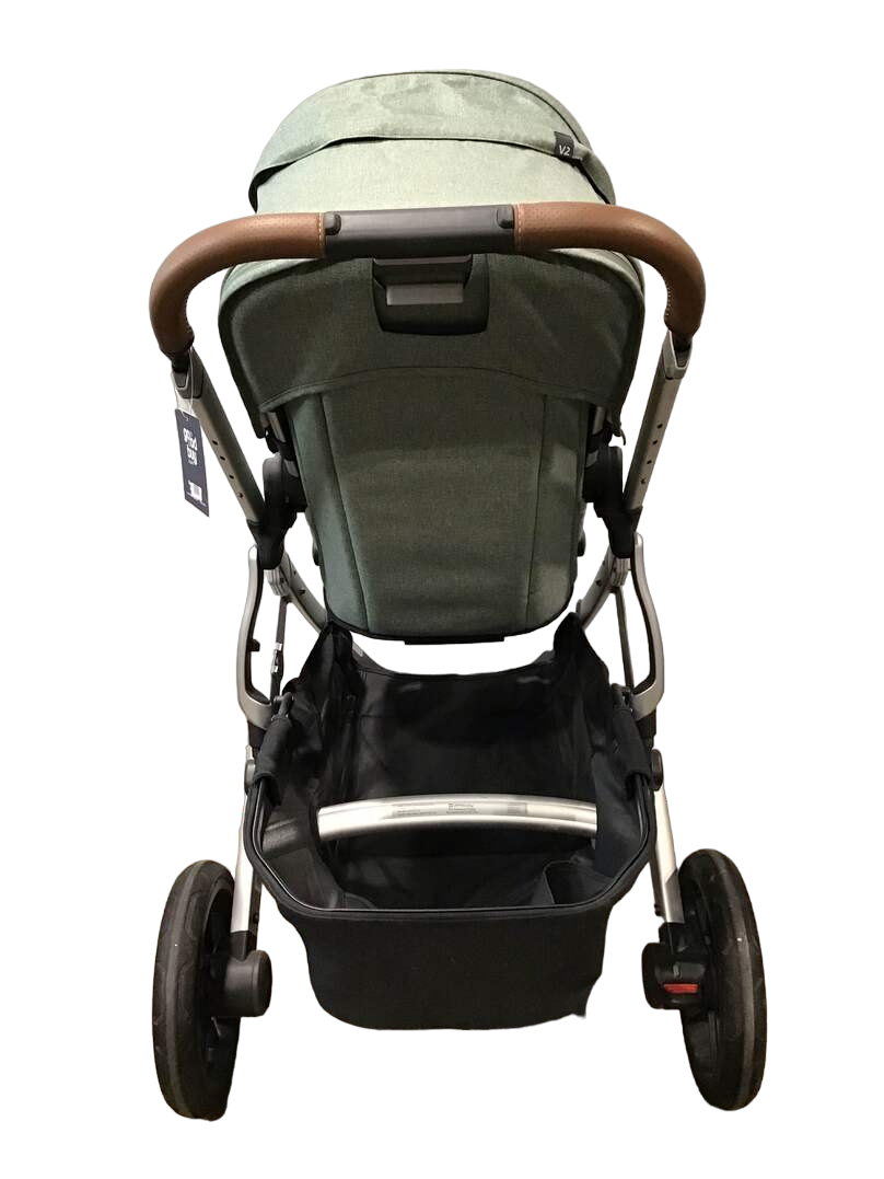  UPPAbaby VISTA V2 Stroller, 2020, Emmett (Green Melange)