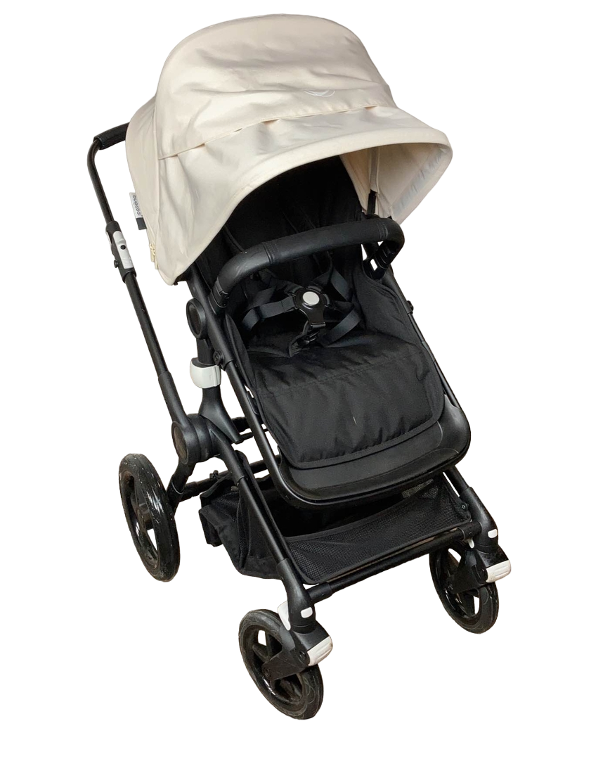  Bugaboo Fox 2 Stroller, 2021, Black-Fresh White