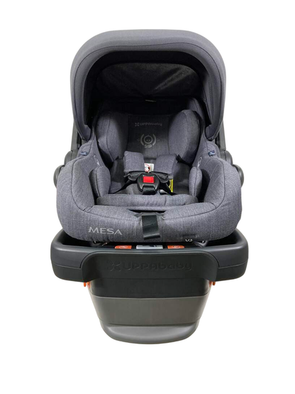  UPPAbaby MESA V2 Infant Car Seat, 2023, Greyson (Charcoal Melange Merino Wool)