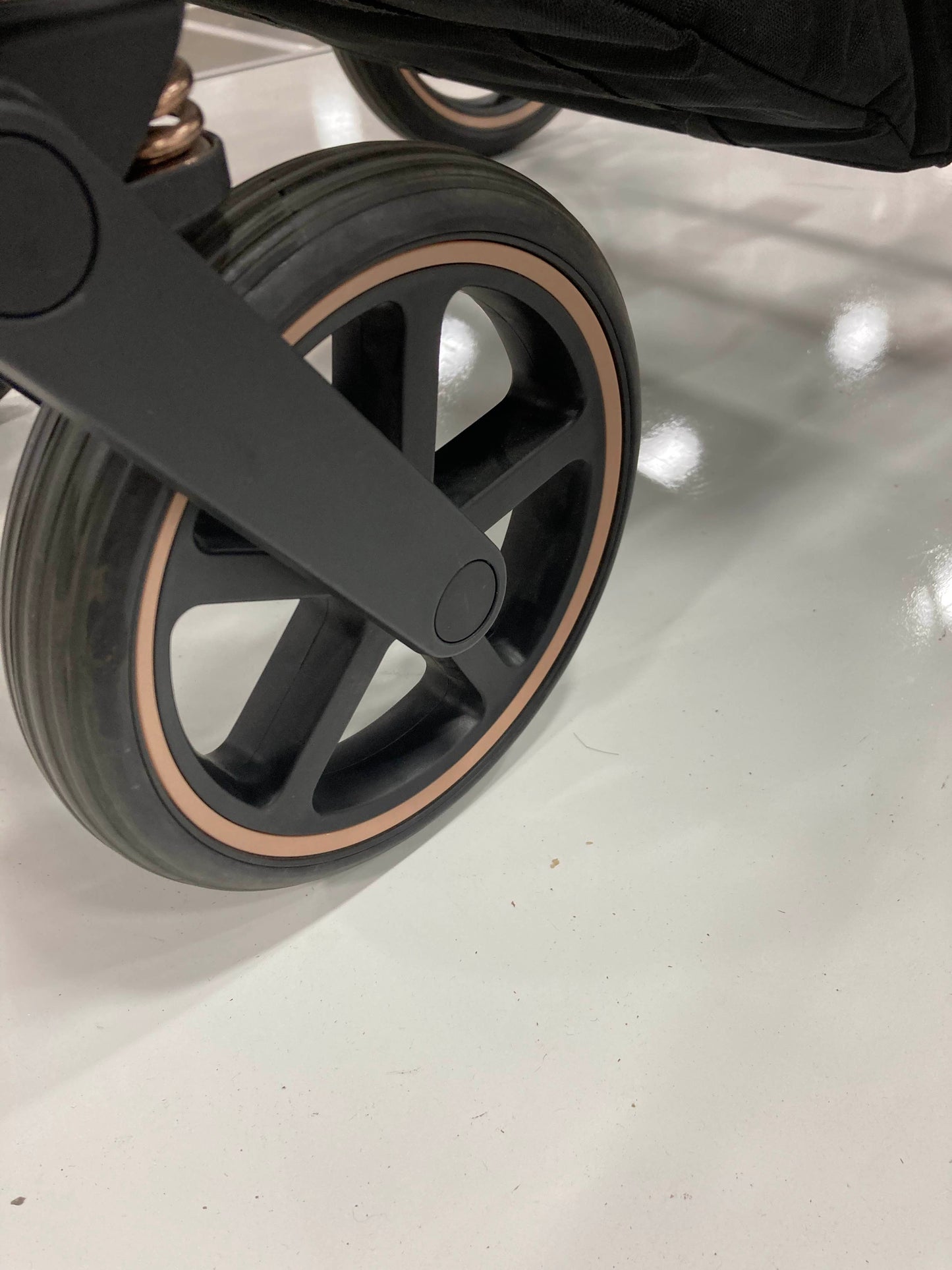  Cybex PRIAM Stroller, 2018, Rosegold, Deep Black