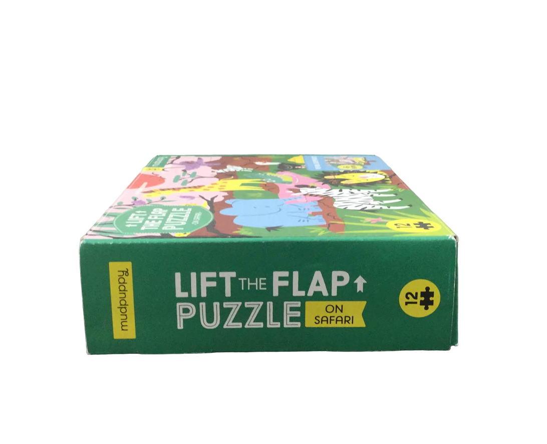  Mudpuppy On Safari Lift-the-Flap Puzzle