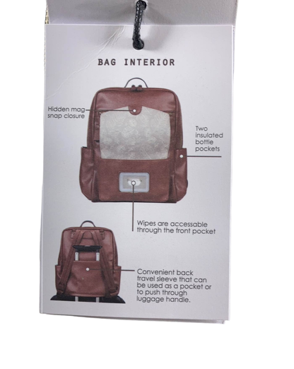  Twelvelittle Peek-a-Boo Backpack Diaper Bag, Olive