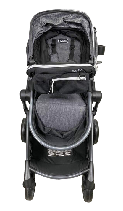  Evenflo Pivot Vizor Travel System, 2022, Chase Black