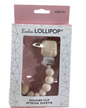  LouLou Lollipop Pacifier Clip, Coconut Milk