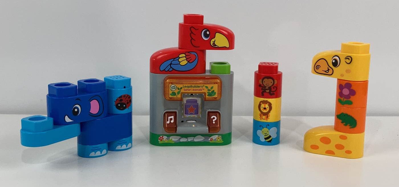  Leap Frog Leap Builders Blocks, Safari Animals