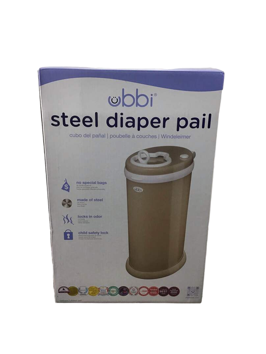  Ubbi Diaper Pail, Taupe