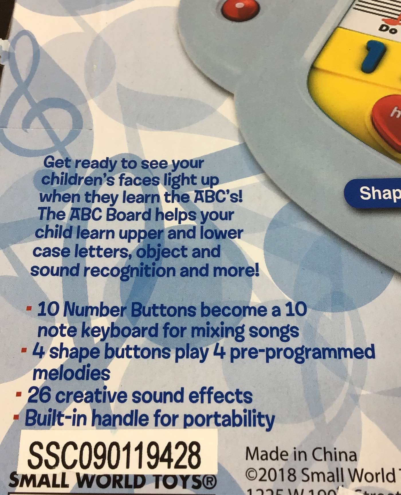  Small World Toys Neurosmith The ABC Board