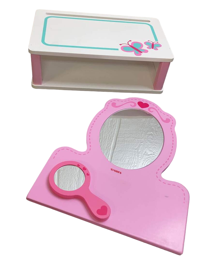  Toysters Wooden Makeup Station