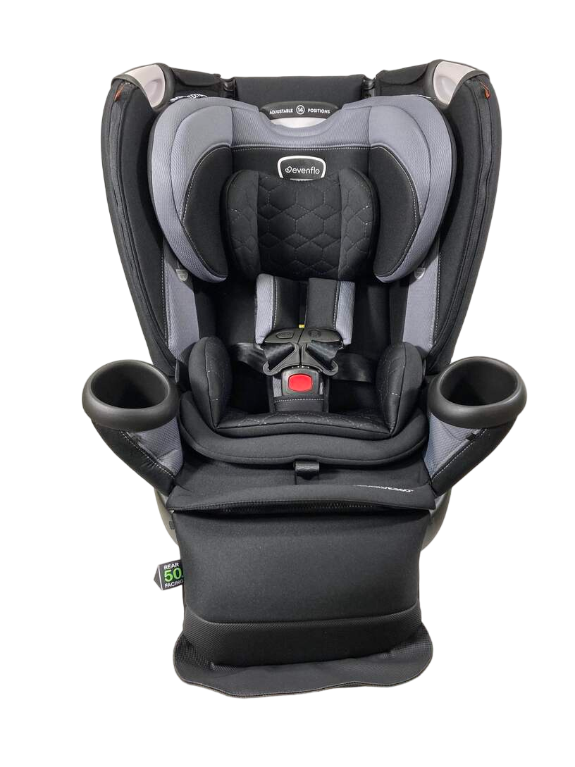  Evenflo Revolve 360 Extend Rotational Convertible Car Seat, Revere Gray, 2023