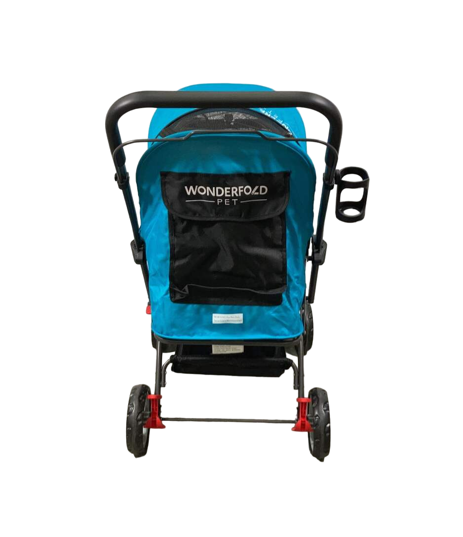  Wonderfold Pet Stroller, Aqua Blue