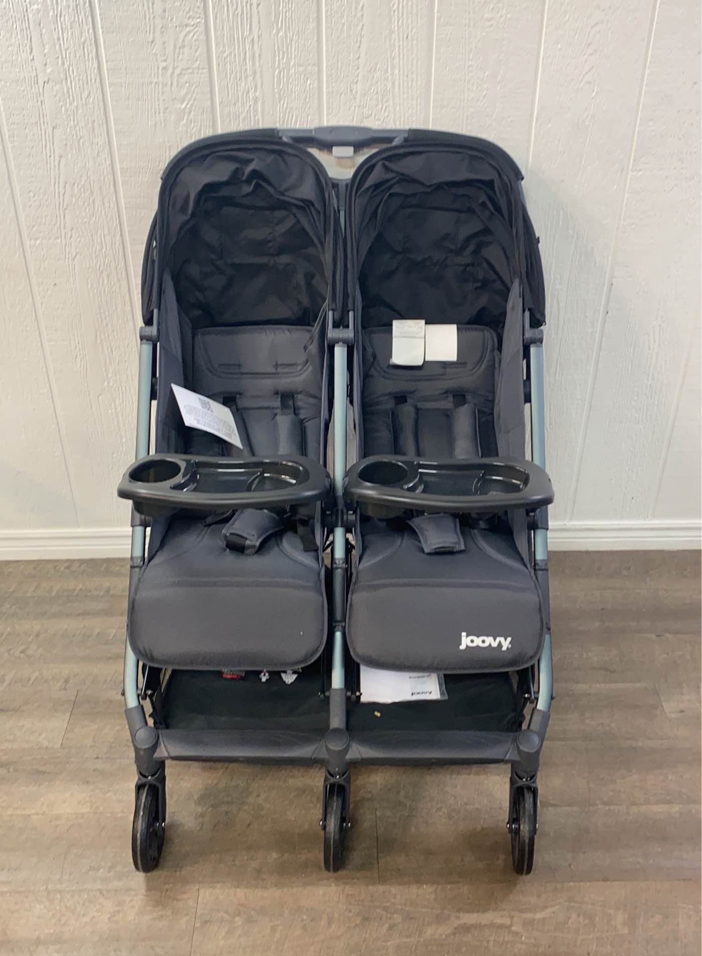  Joovy Kooper X2 Double Stroller, Forged Iron, 2021