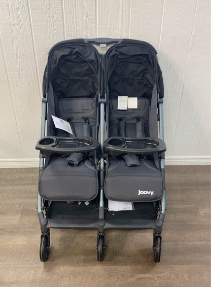  Joovy Kooper X2 Double Stroller, Forged Iron, 2021