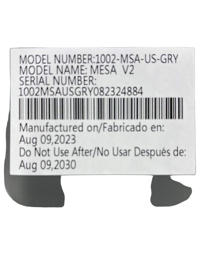  UPPAbaby MESA V2 Infant Car Seat, 2023, Greyson (Charcoal Melange Merino Wool)