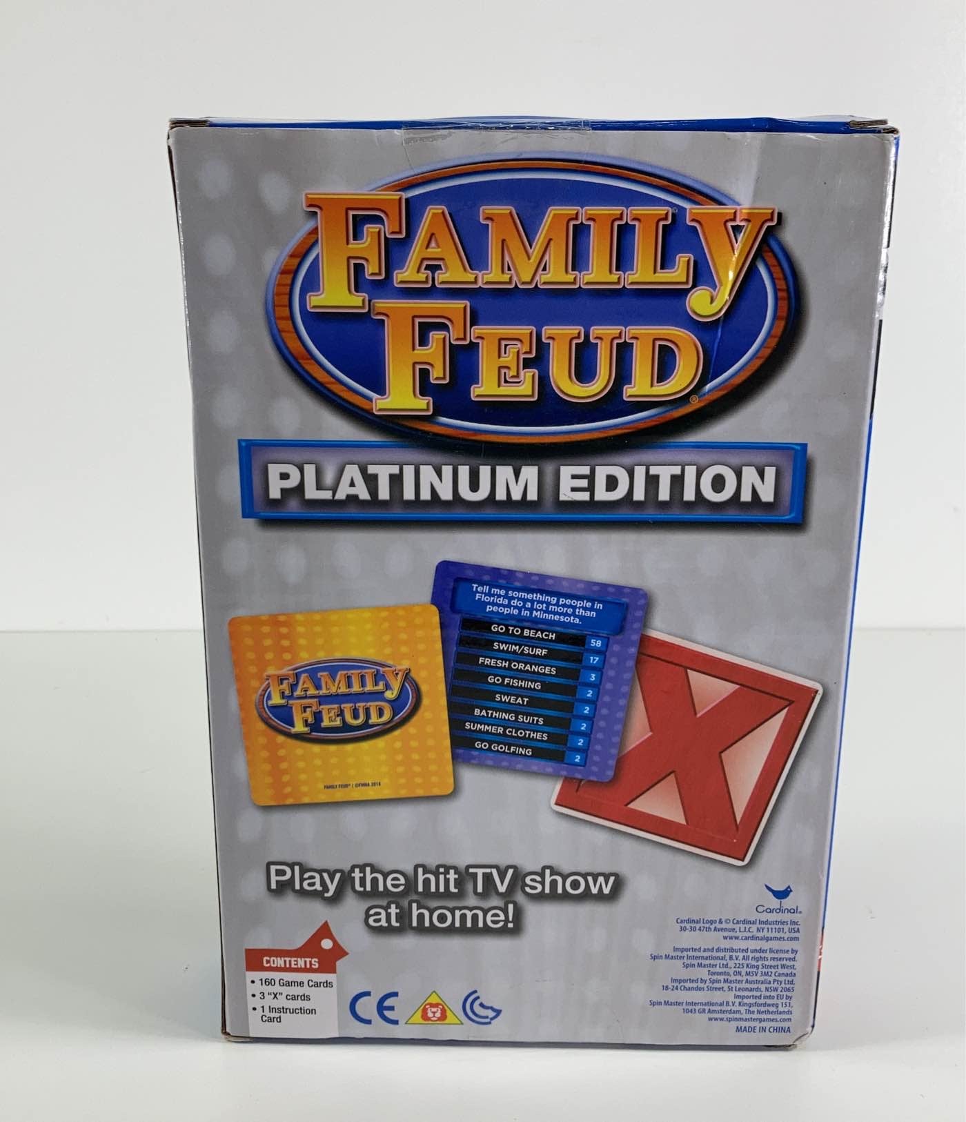  Cardinal Family Feud Platinum Edition Ready To Roll Game