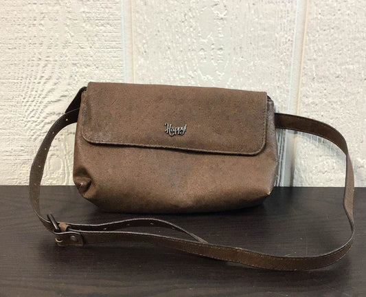  Happy Baby Belt Bag, Chocolate Cork Leather