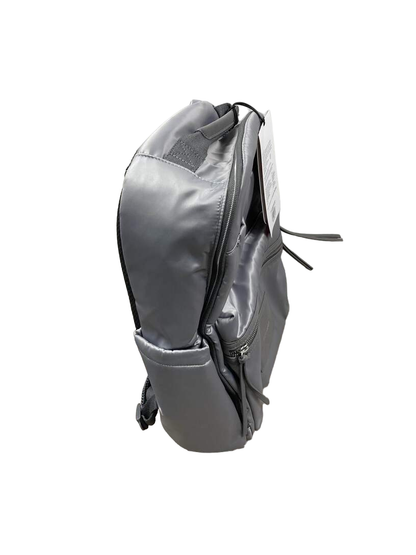  Skip Hop Skyler Backpack Diaper Bag, Shiny Grey