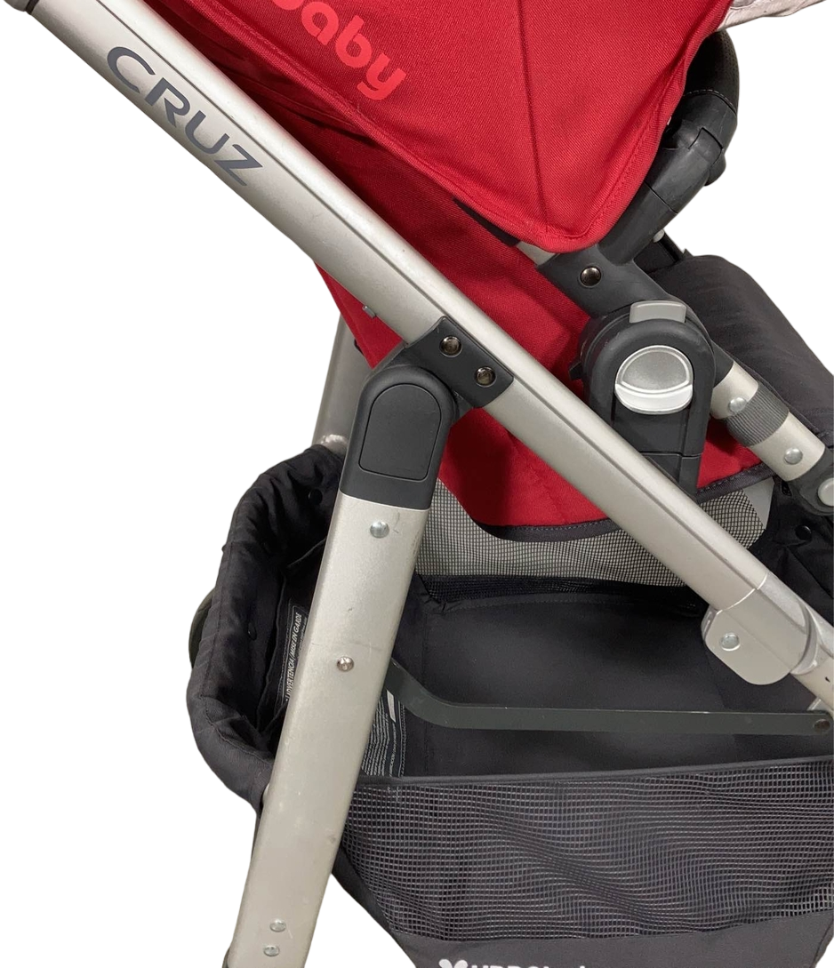  UPPAbaby CRUZ Stroller, 2017, Denny (Red)