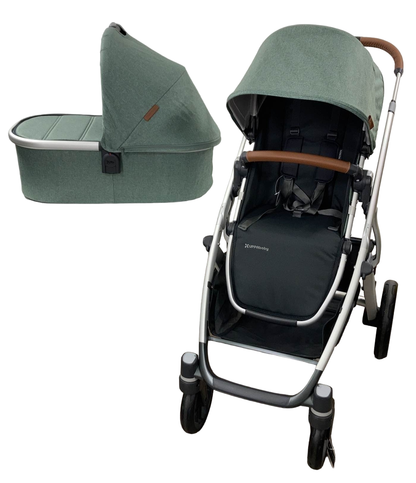  UPPAbaby VISTA V2 Stroller, Emmett (Green Melange), 2021