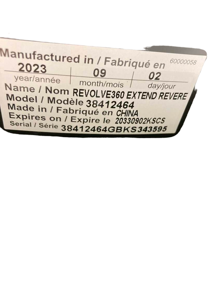  Evenflo Revolve 360 Extend Rotational Convertible Car Seat, Revere Gray, 2023