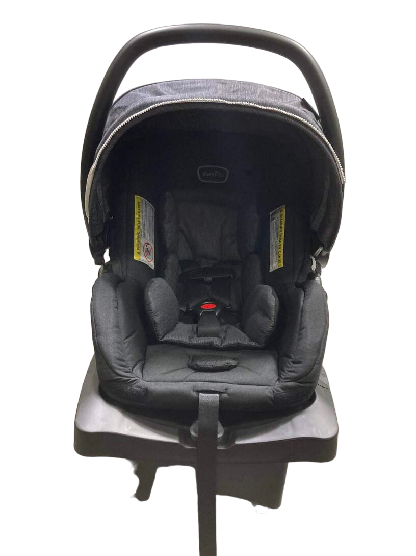  Evenflo Pivot Vizor Travel System, 2022, Chase Black