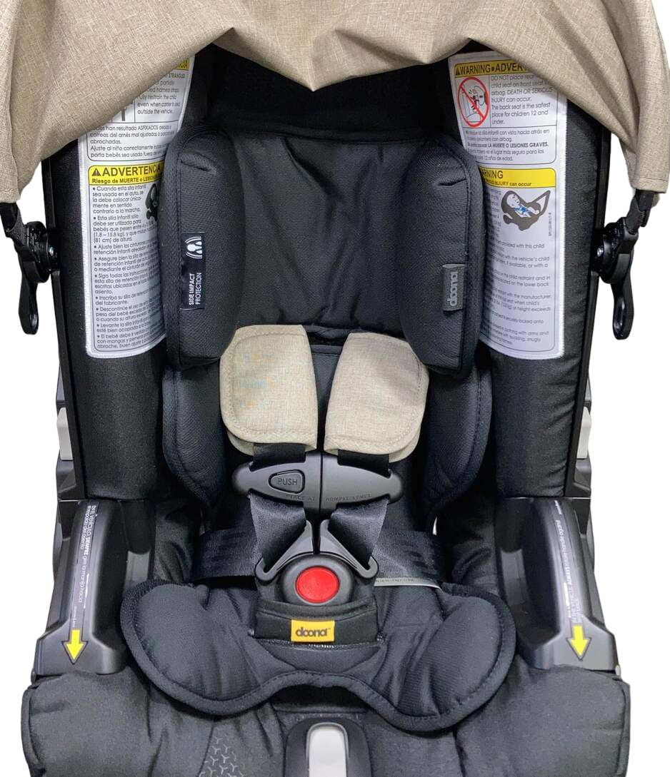  Doona Pottery Barn Kids Exclusive Edition Infant Car Seat Stroller, 2023, Warm Stone