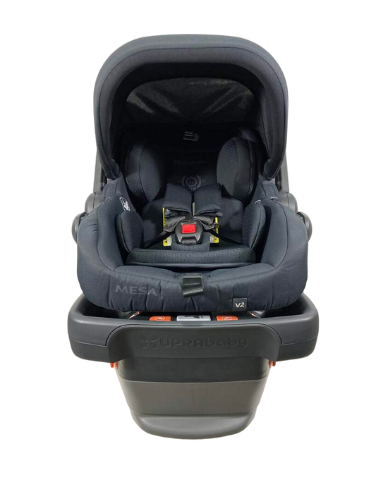  UPPAbaby MESA V2 Infant Car Seat, Jake (Black), 2023