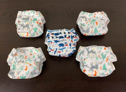  Thirsties All-In-One Diapers, Set Of 5