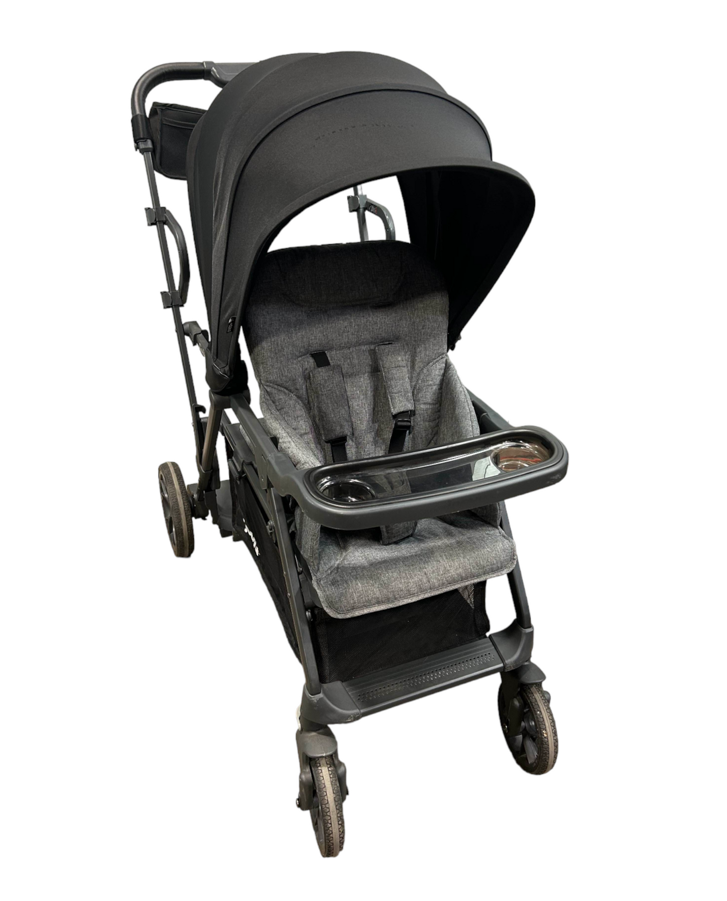  Joovy Caboose S Too Sit And Stand Double Stroller, 2020, Grey Melange