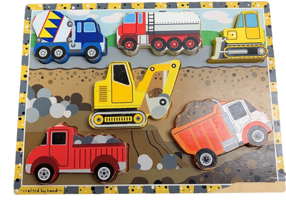 Melissa & Doug Chunky Puzzle, Construction