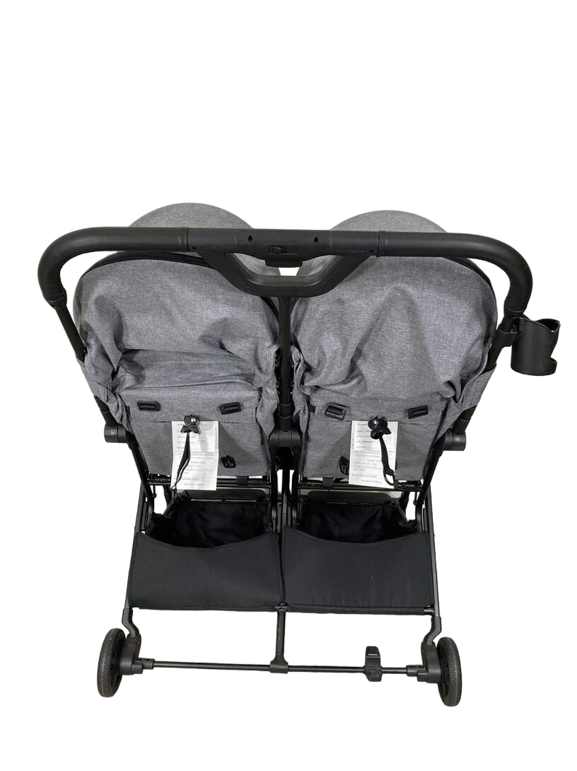  Mompush Lithe Double Stroller, 2021, Grey